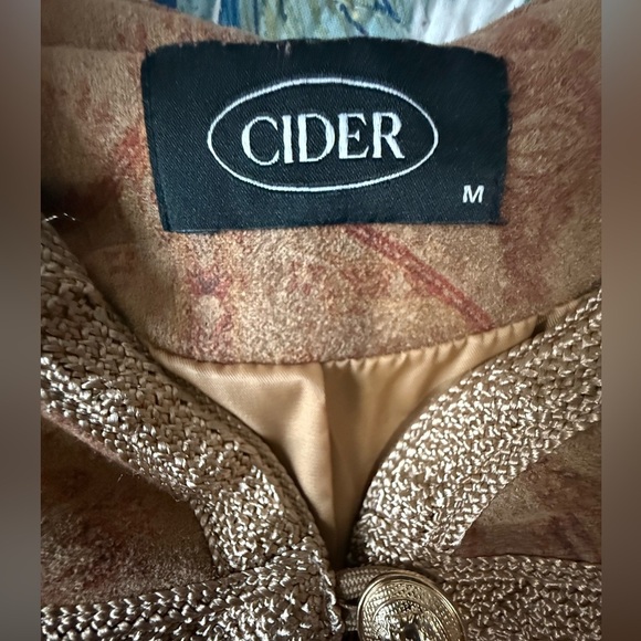 Cider paisley band jacket, military- top M - Picture 5 of 5
